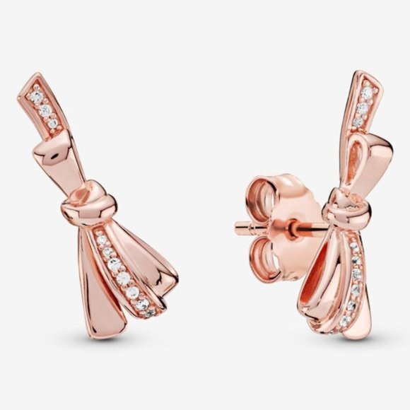 Pandora Sparkling Bow Earrings Deals 